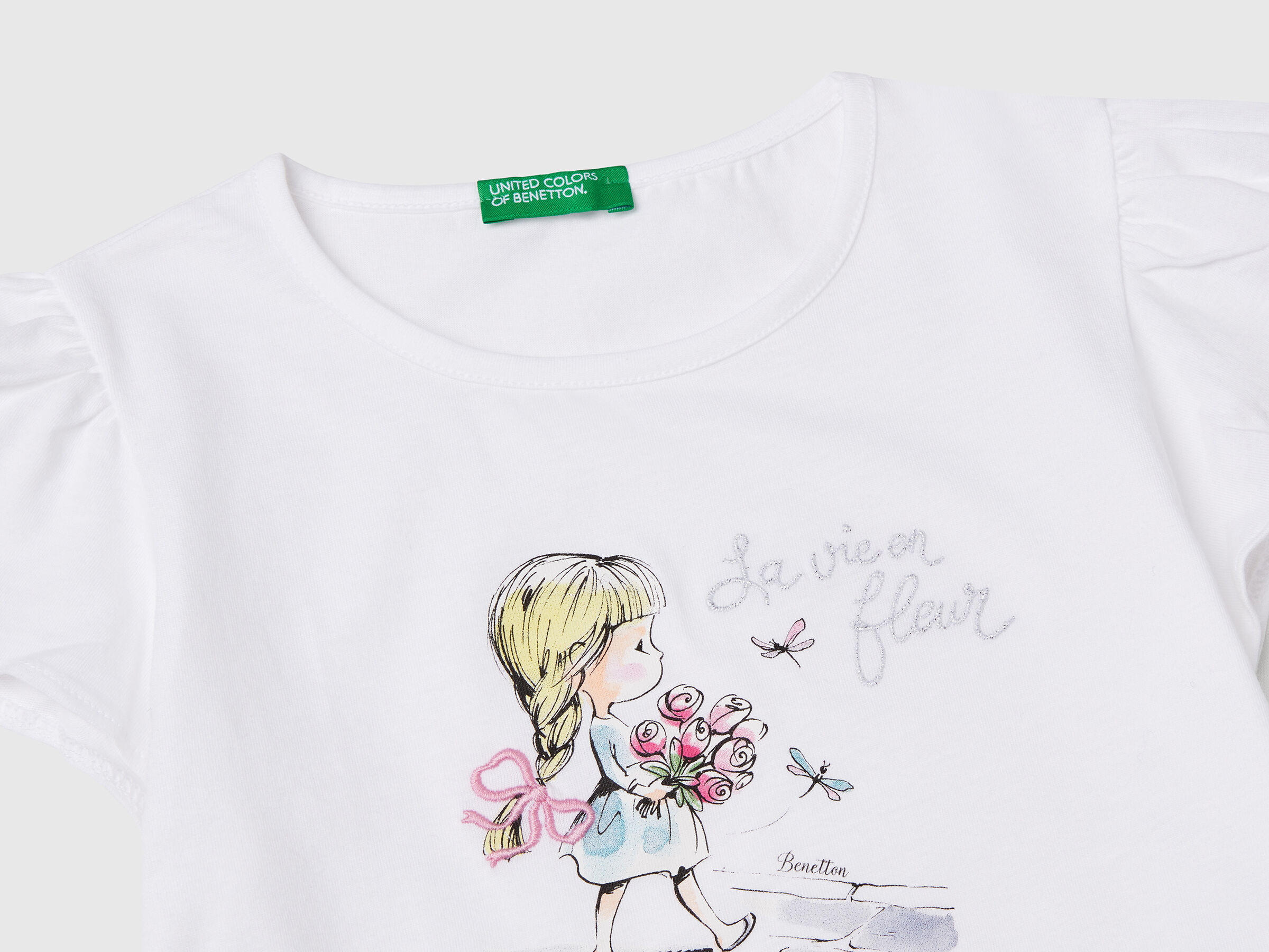T-shirt avec imprimé et broderie – Image 3