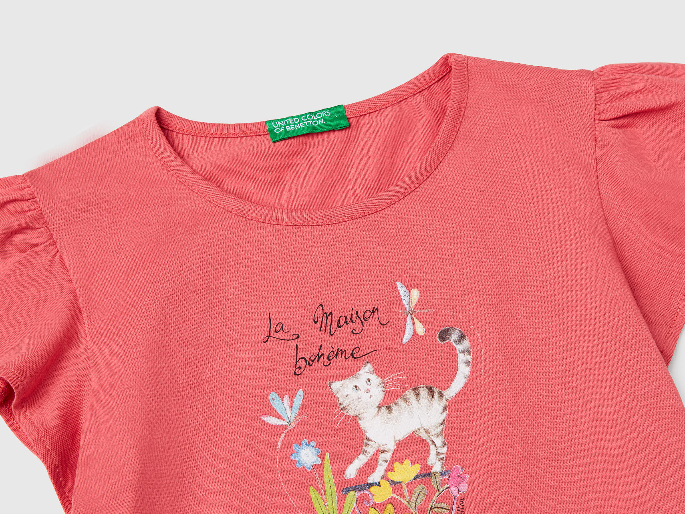 T-shirt avec imprimé et broderie – Image 3