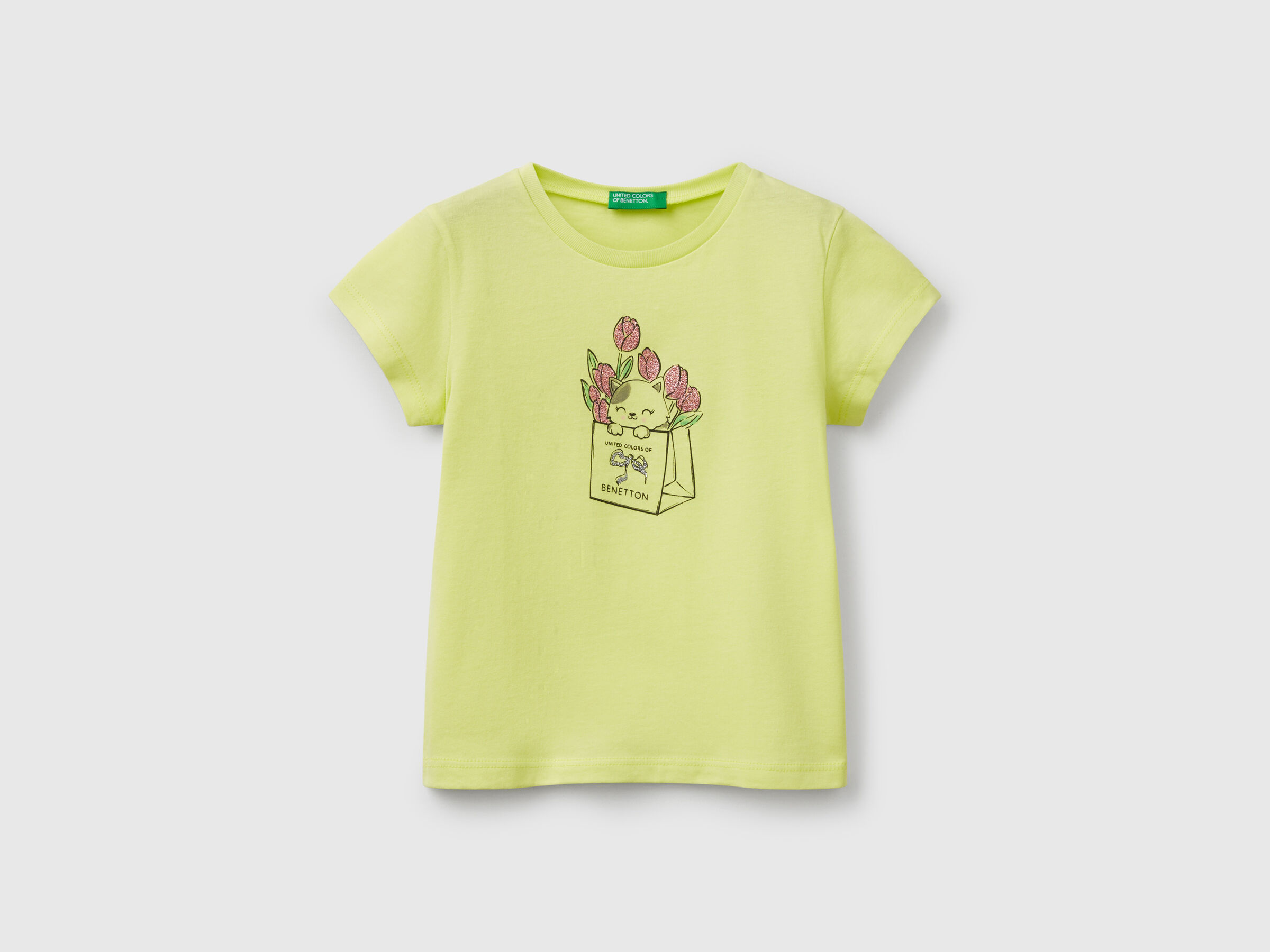 T-shirt en coton à paillettes T-shirt en coton à paillettes