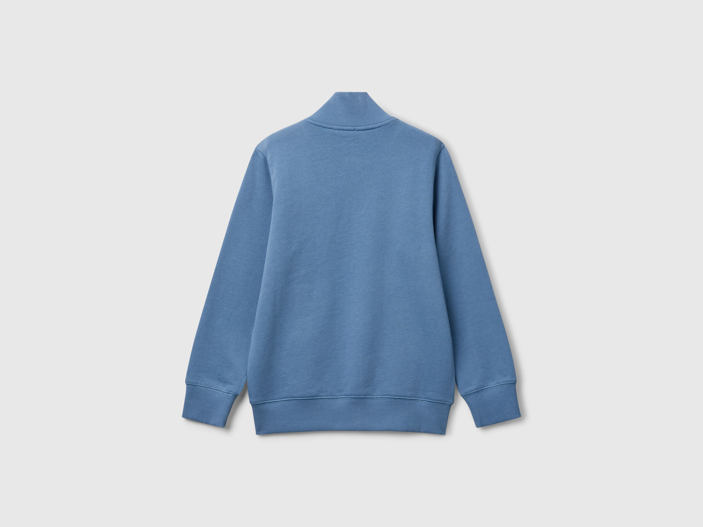 Sweat-shirt zippé en coton pur – Image 2