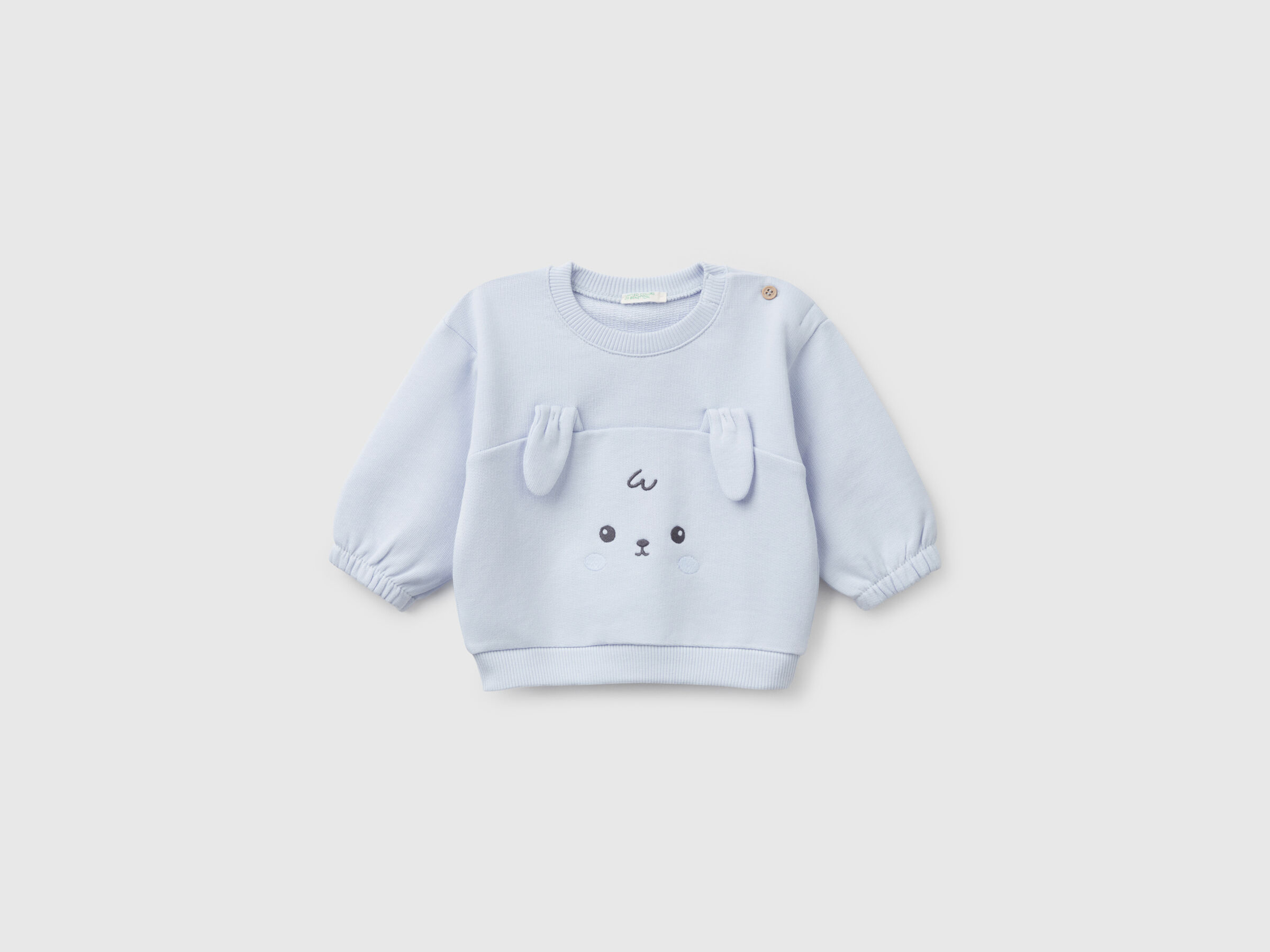Sweat avec broderie et patch en coton Sweat avec broderie et patch en coton