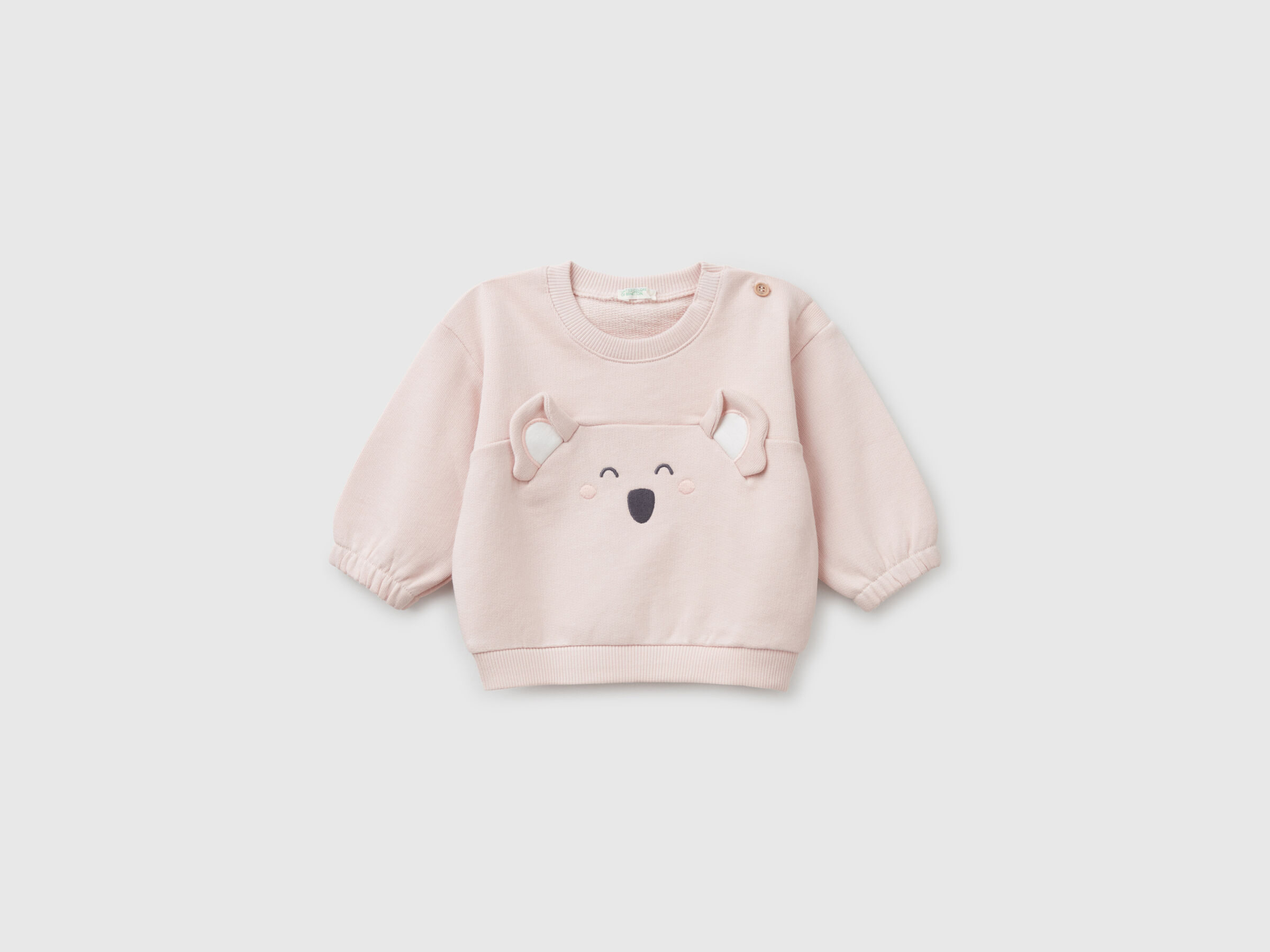 Sweat avec broderie et patch en coton Sweat avec broderie et patch en coton