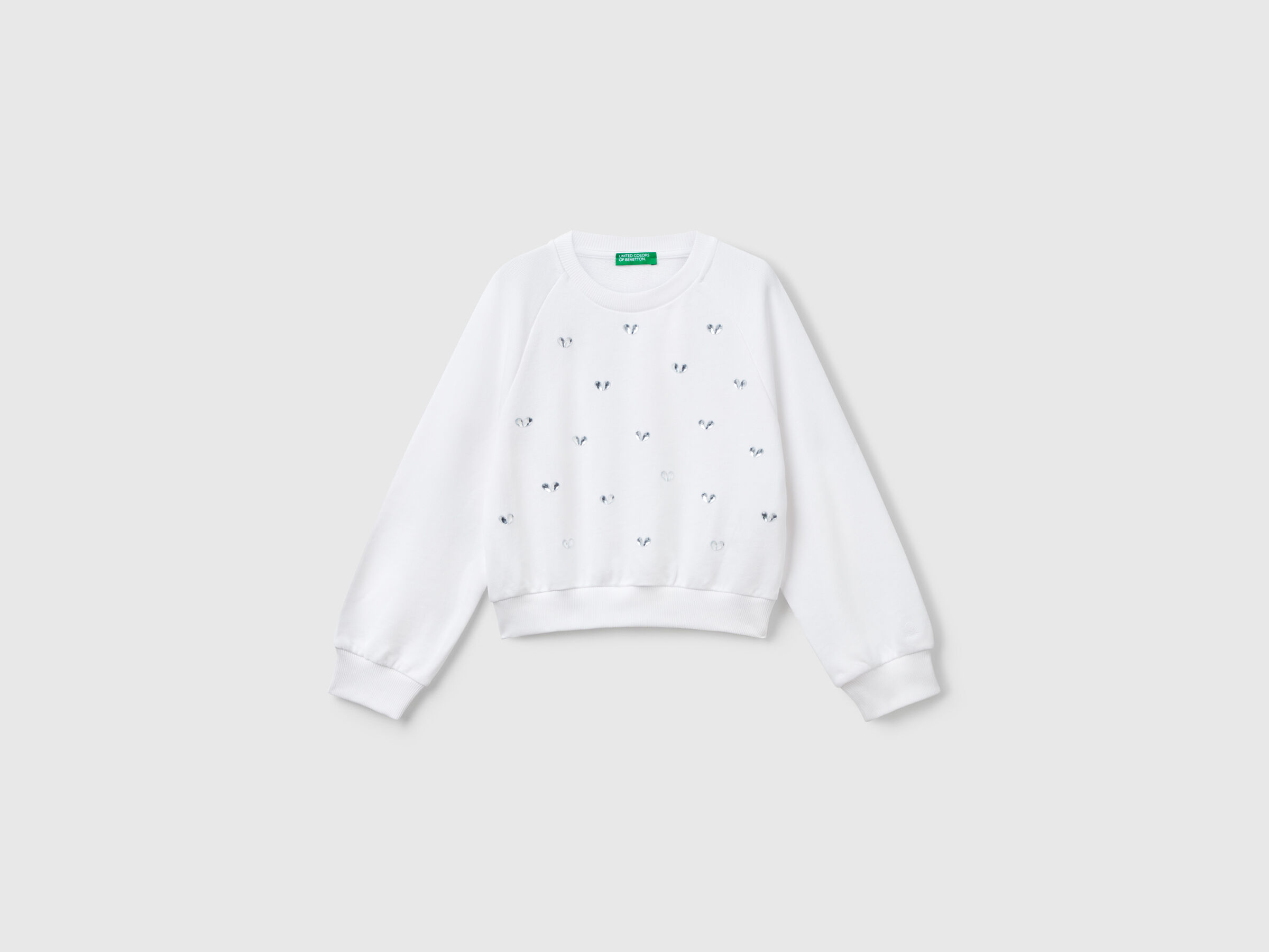 Sweat avec strass coeur Sweat avec strass coeur