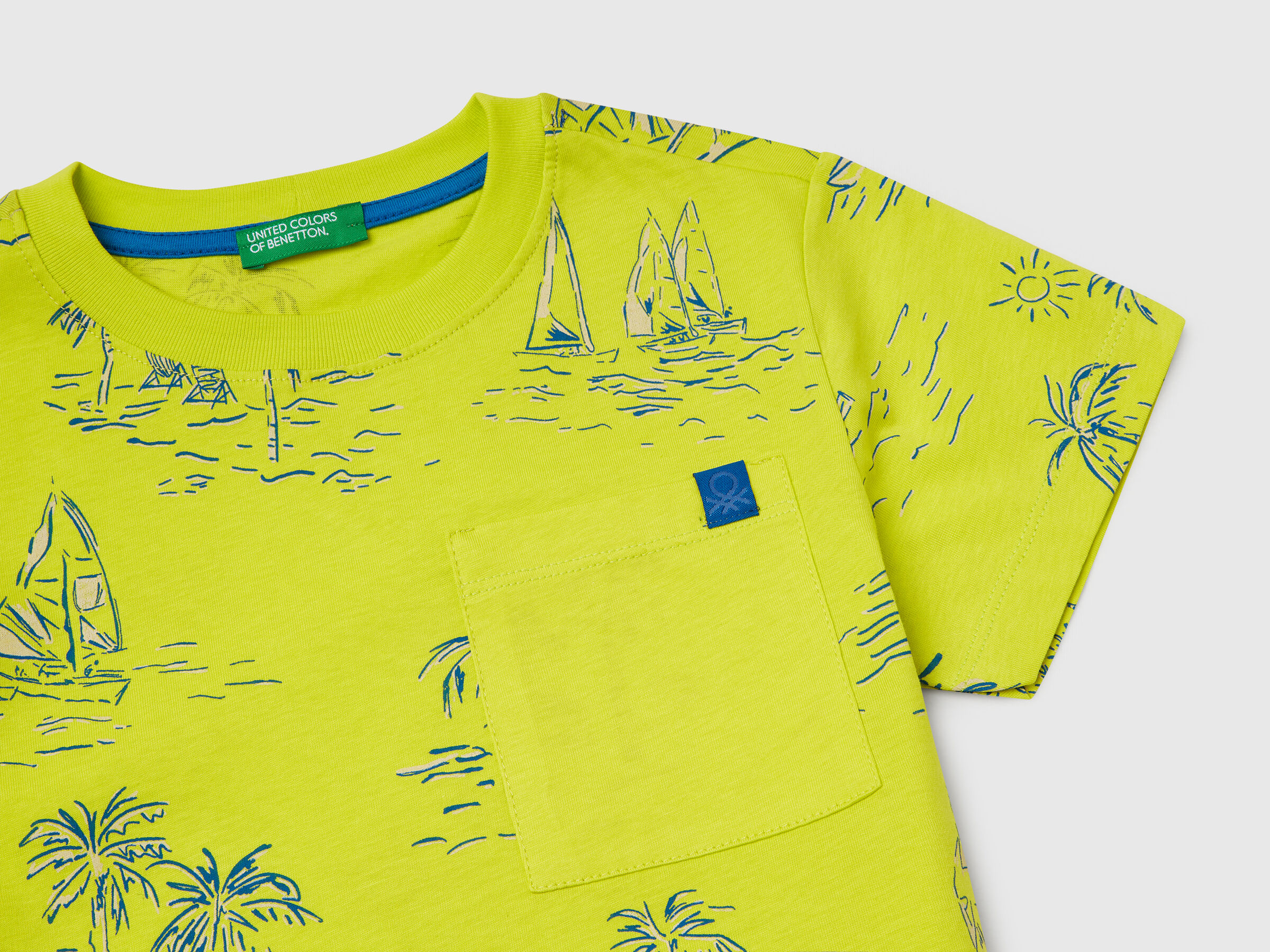 T-shirt overfit imprimé mer – Image 3