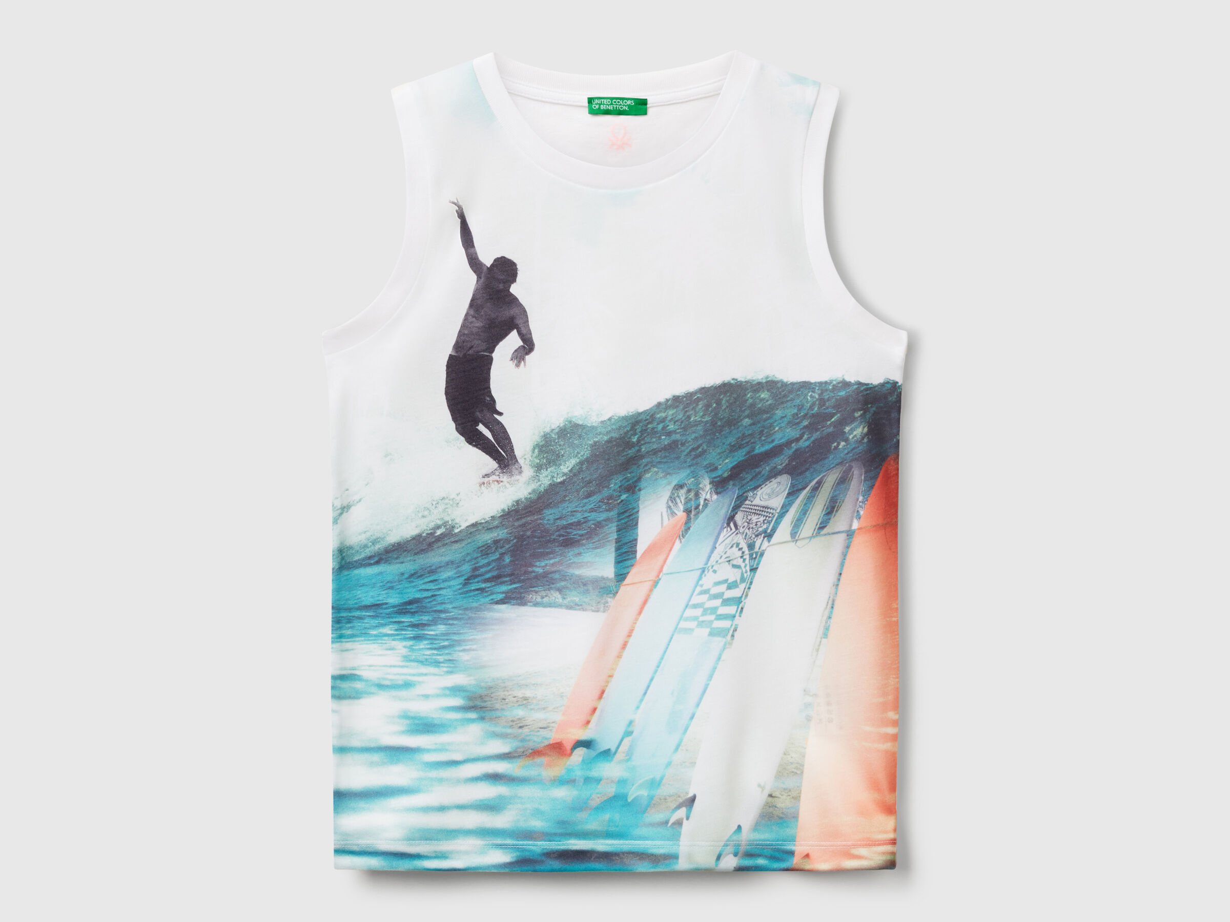 Débardeur à imprimé surf Débardeur à imprimé surf