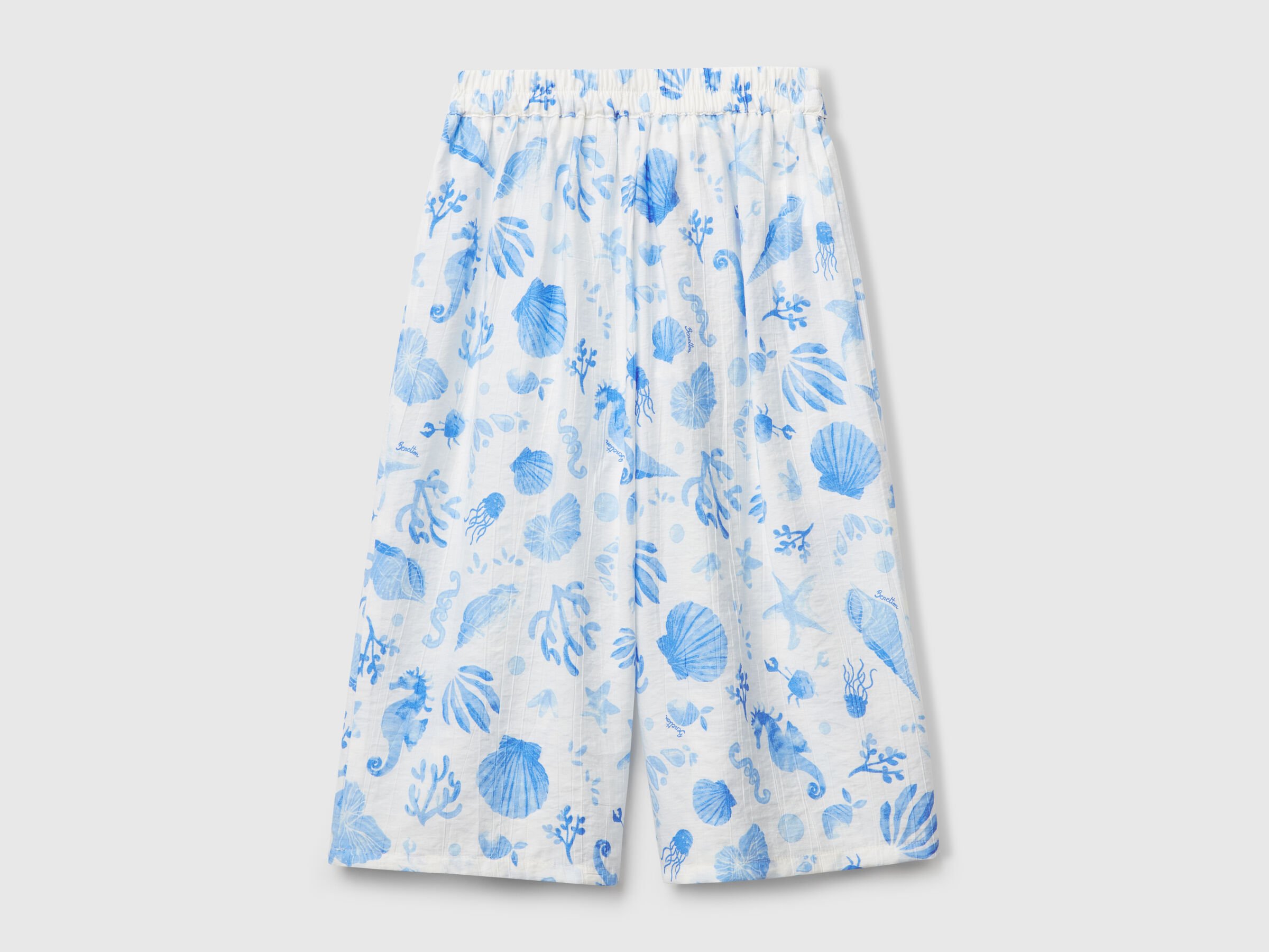 Pantalon Palazzo à imprimé marin – Image 2