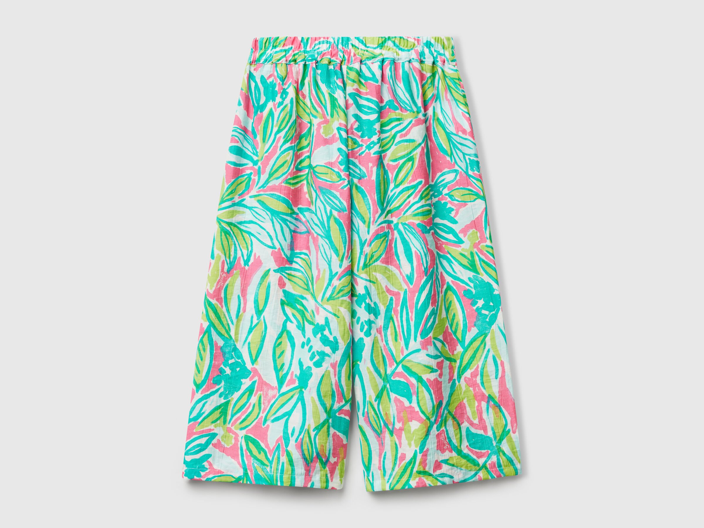Pantalon Palazzo à imprimé tropical – Image 2
