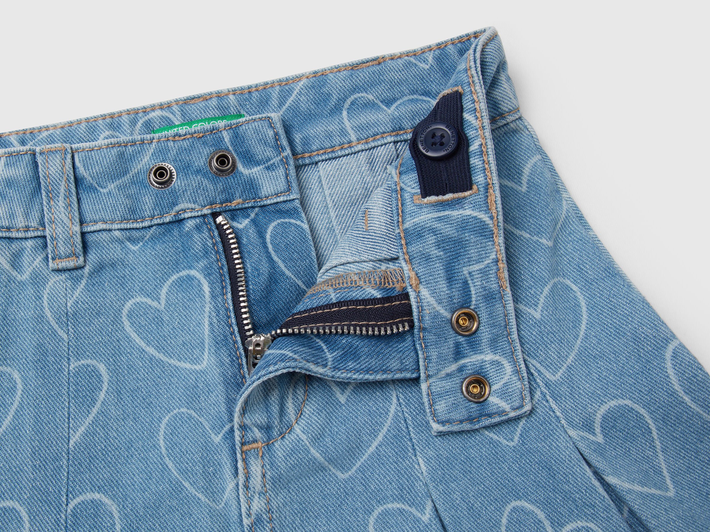 Jupe en jean à plis – Image 3