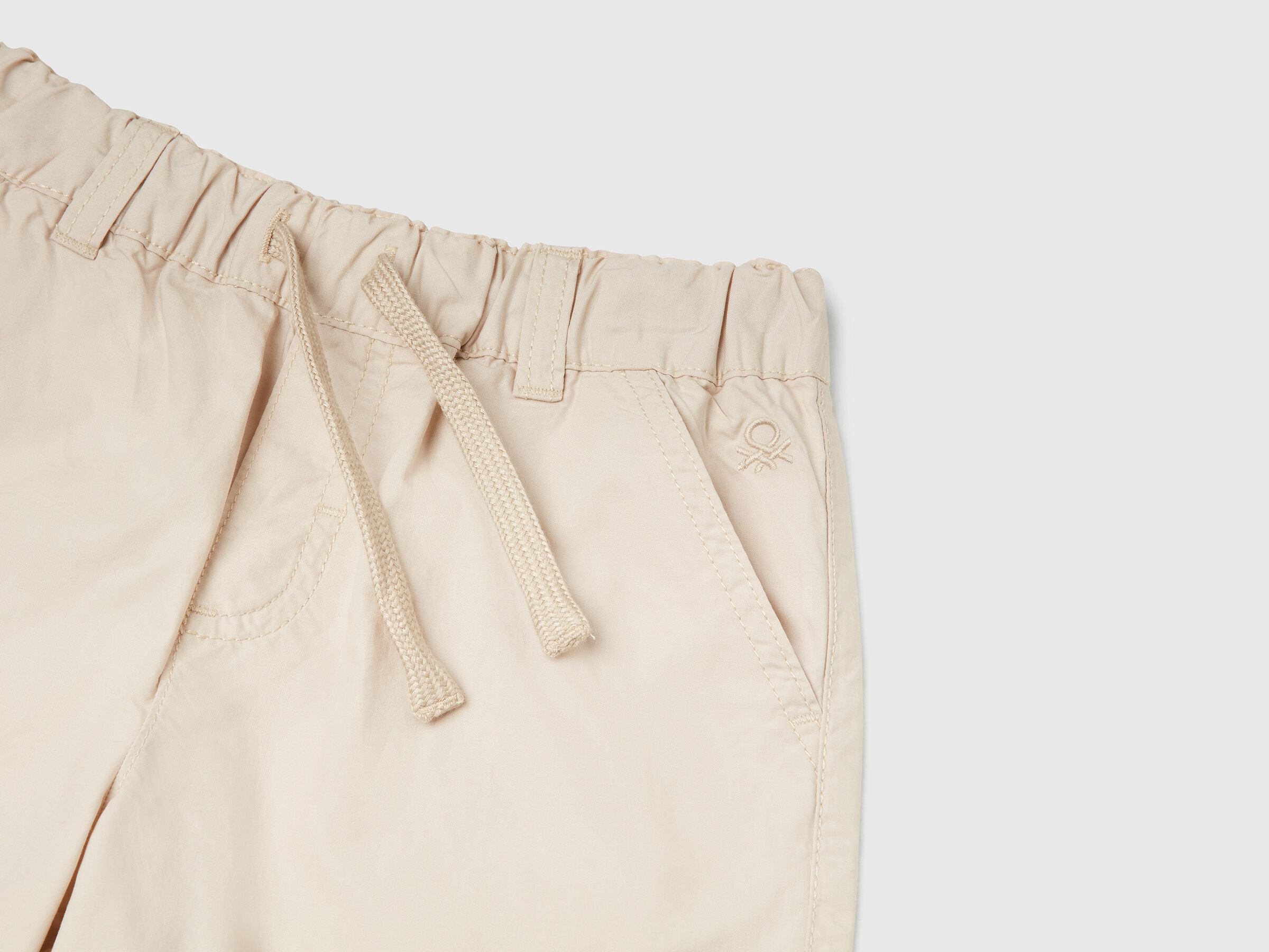 Short 100% coton avec cordon de serrage – Image 3