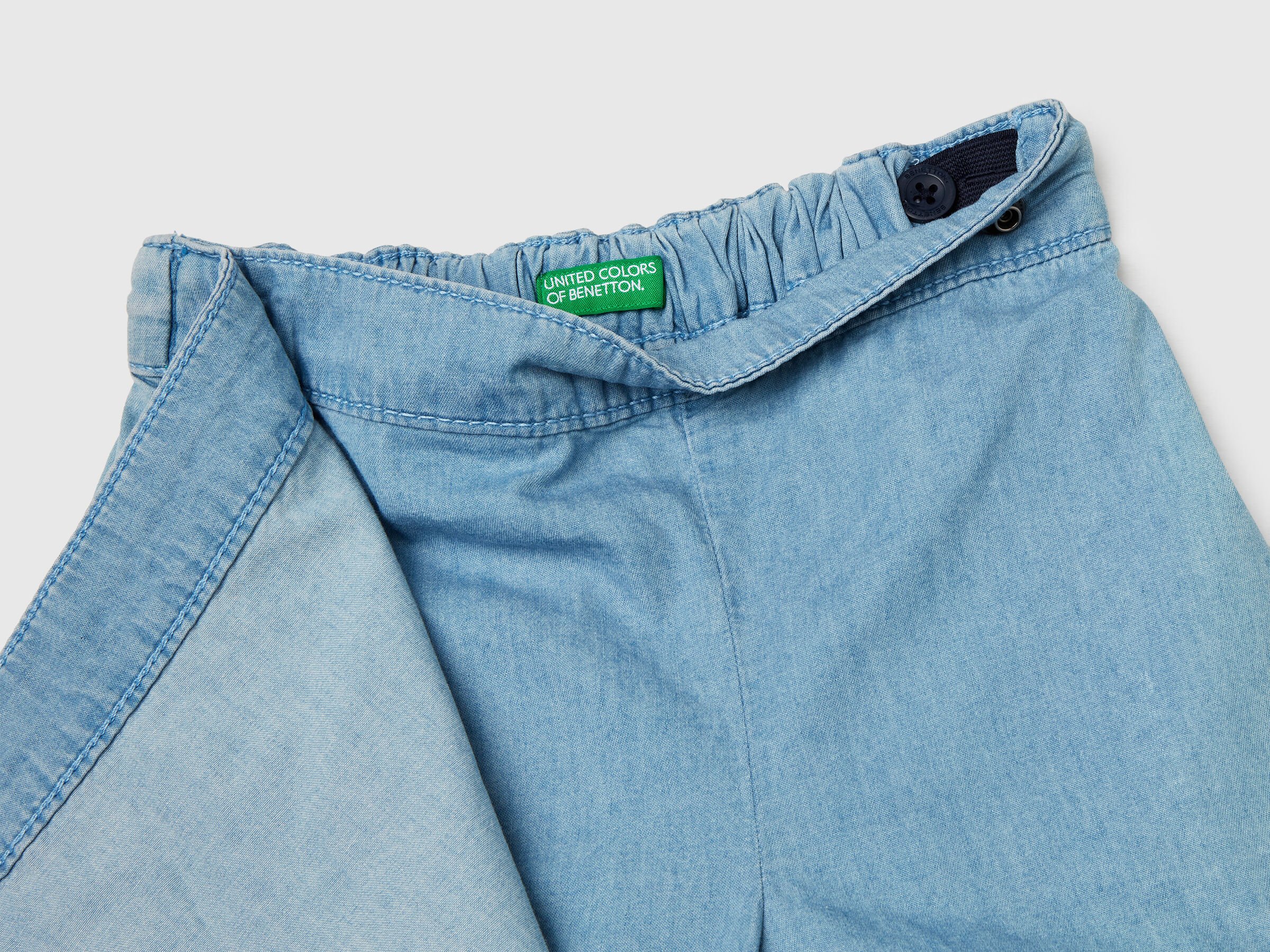 Jupe-culotte en chambray – Image 3