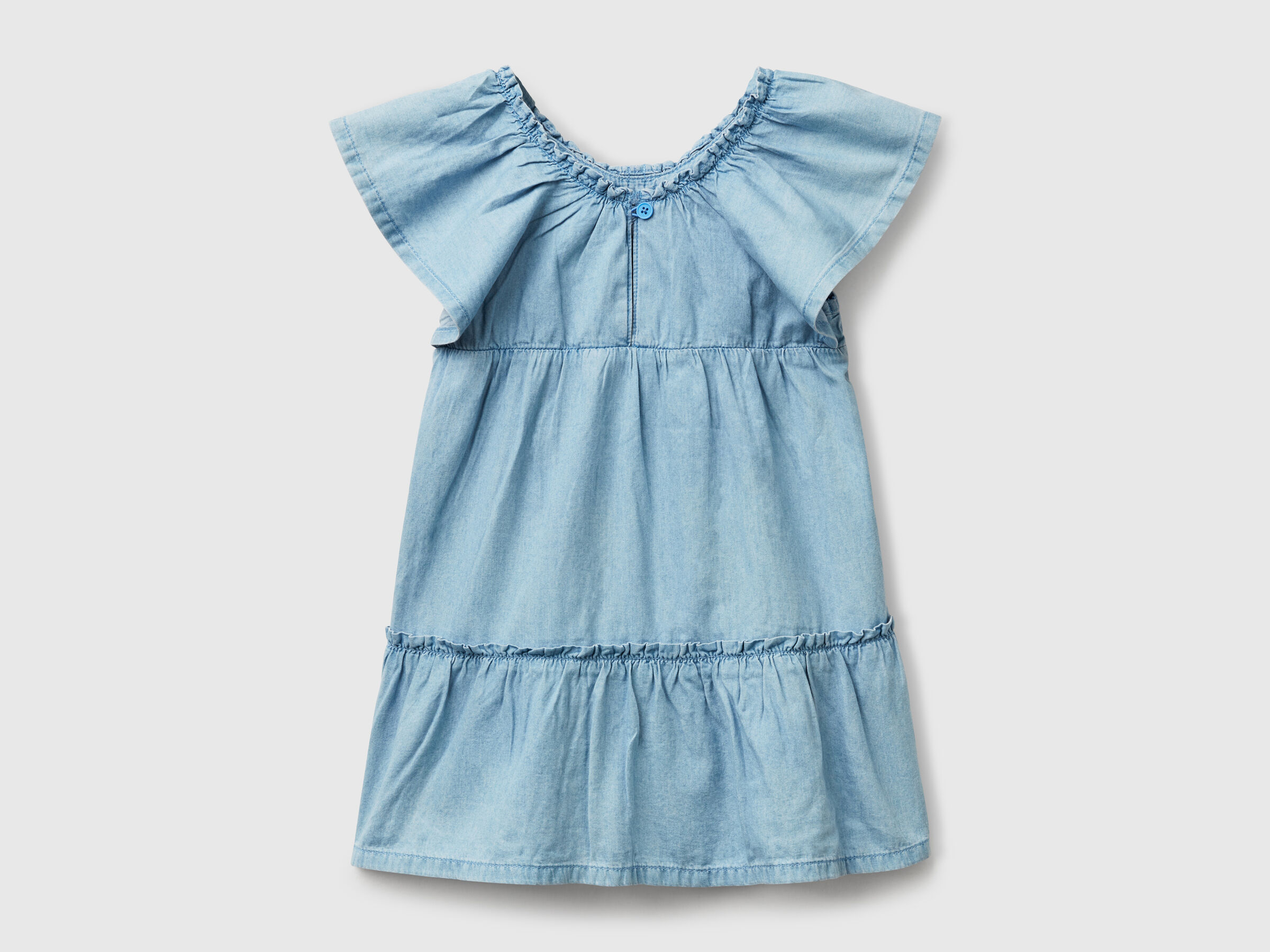 Robe en chambray à volant – Image 2