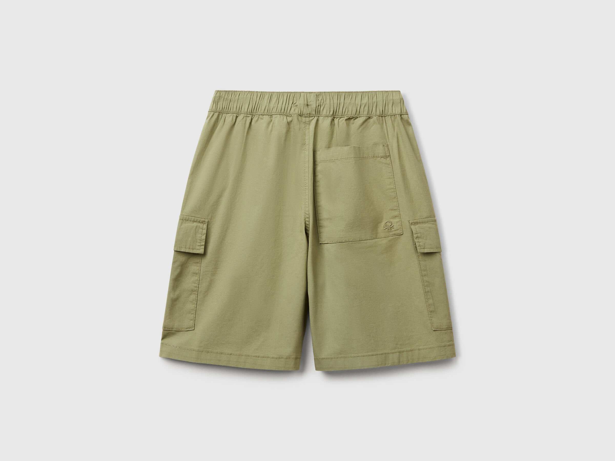 Short parachute en coton stretch – Image 2