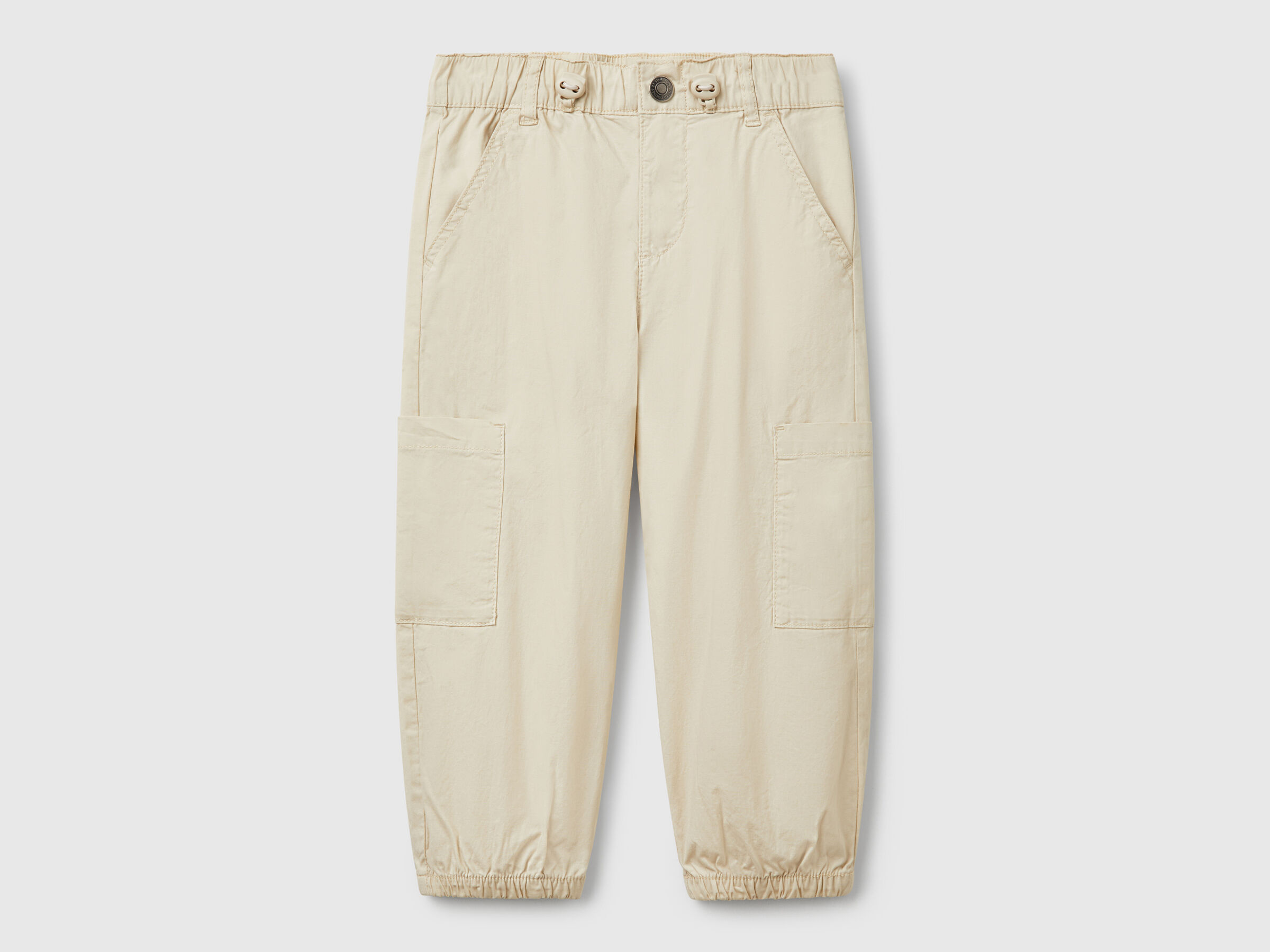 Pantalon parachute en coton stretch Pantalon parachute en coton stretch