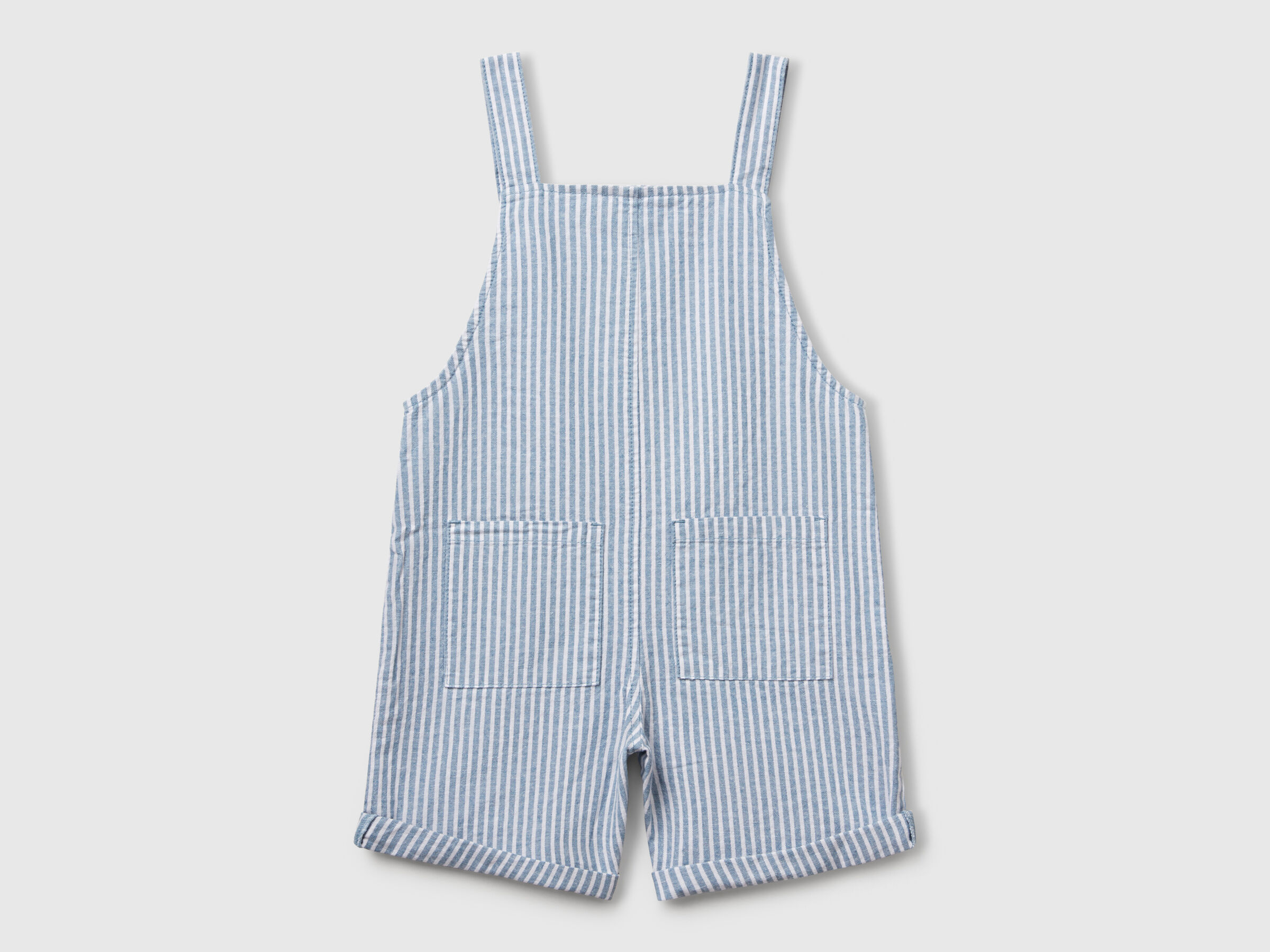 Salopette rayée en lin mélangé – Image 2