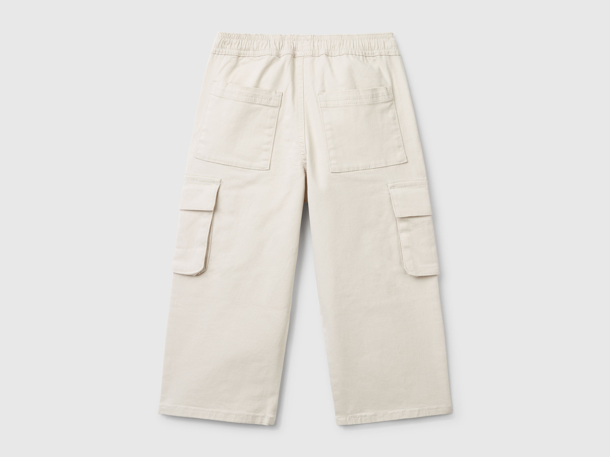 Pantalon cargo en coton extensible – Image 2