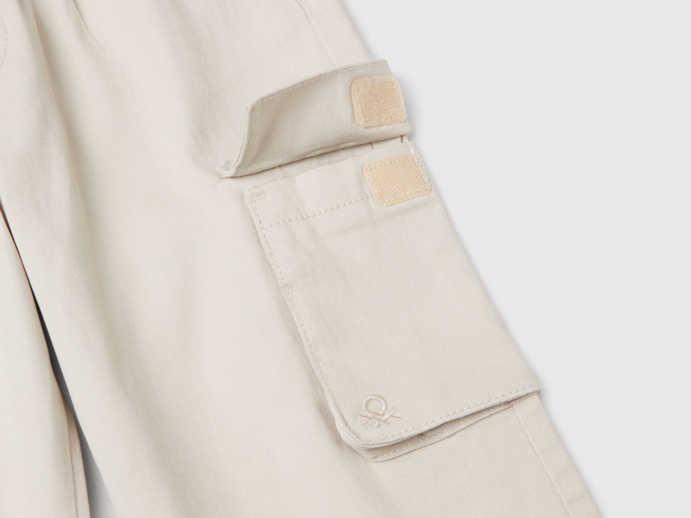 Pantalon cargo en coton extensible – Image 3