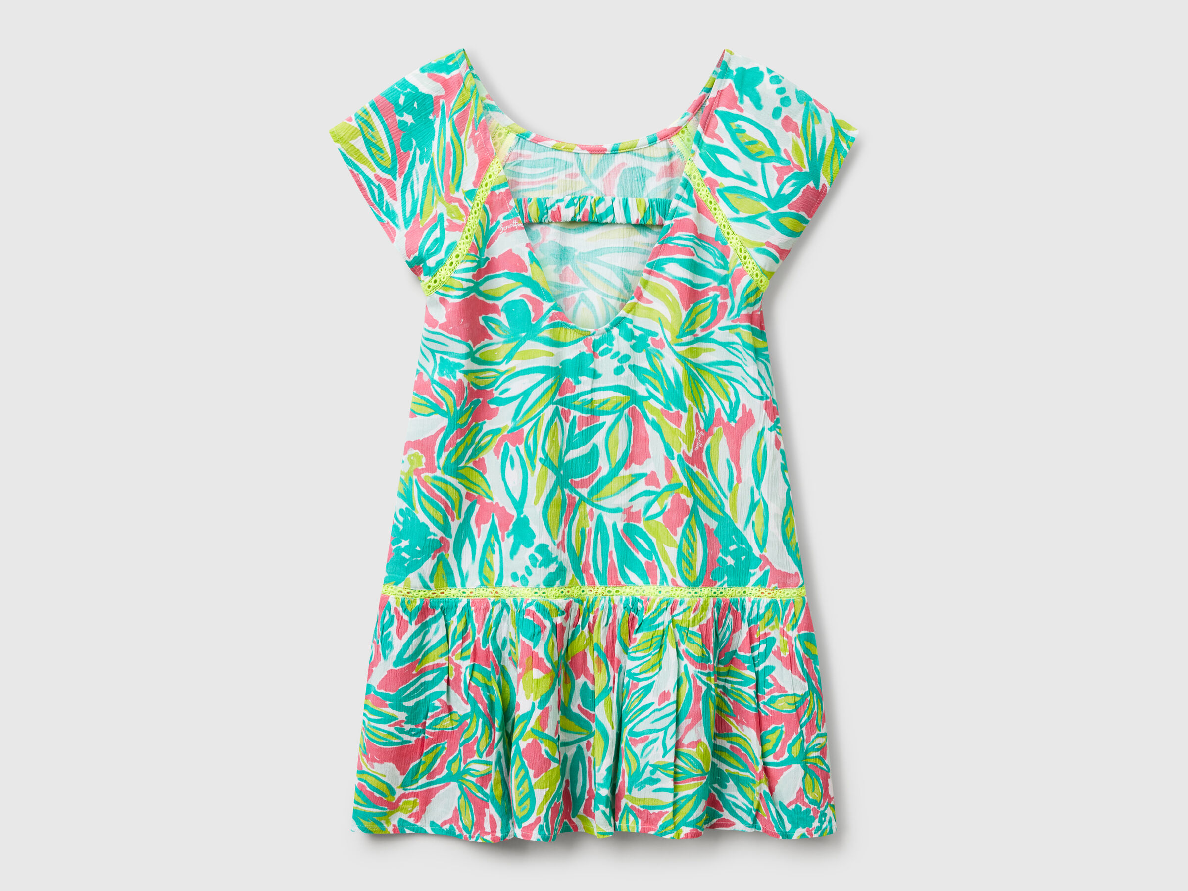 Robe à imprimé tropical – Image 2