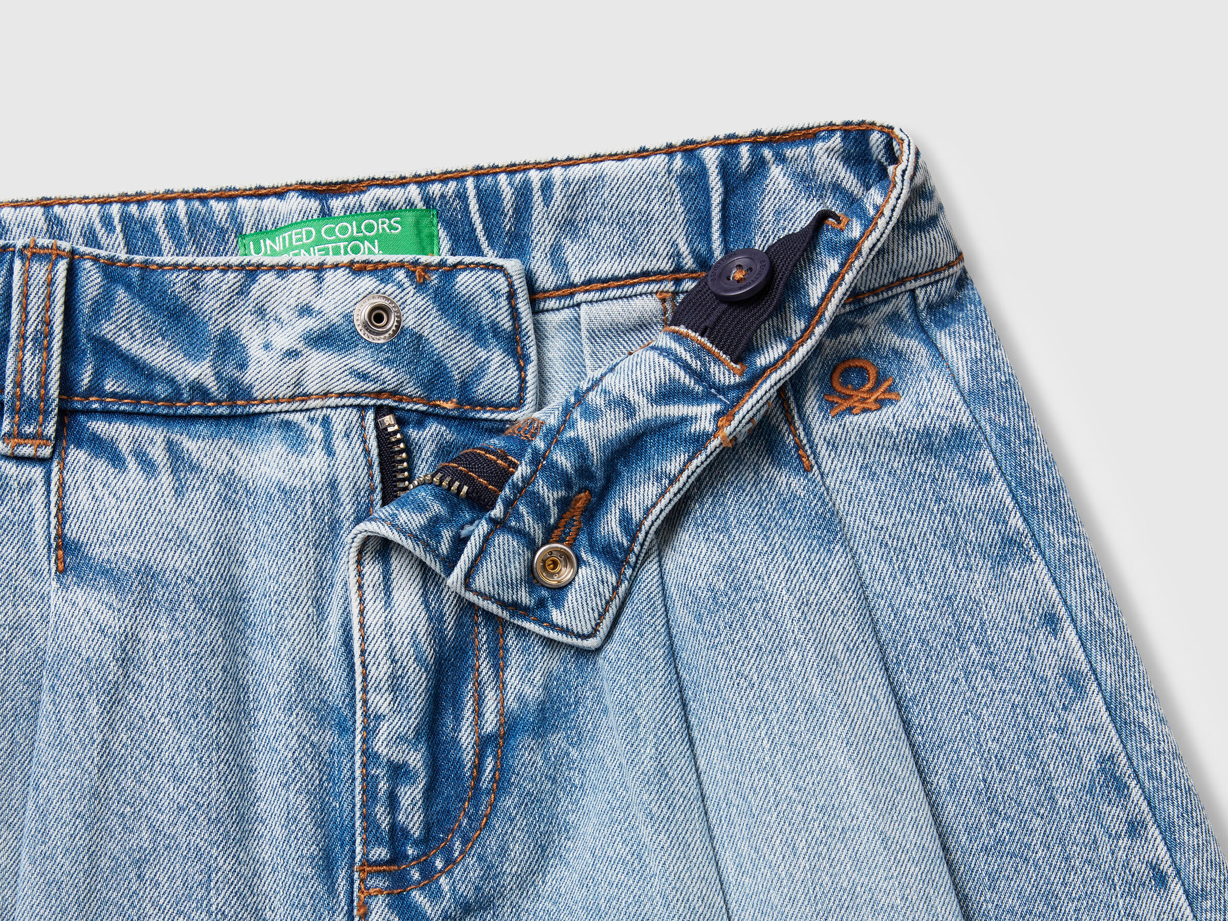 Jupe en jean à plis – Image 3