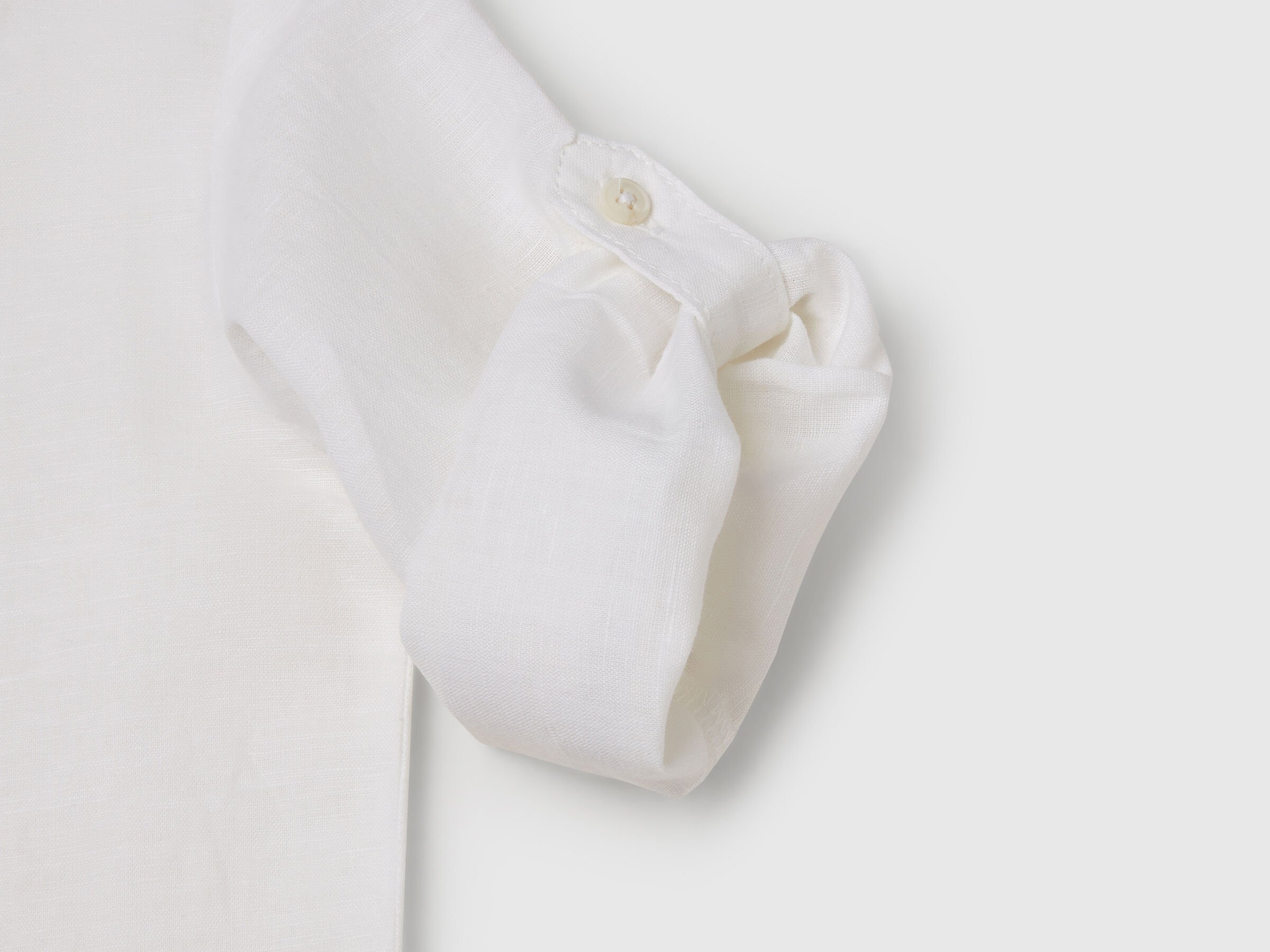 Chemise mandarine en lin mélangé – Image 3