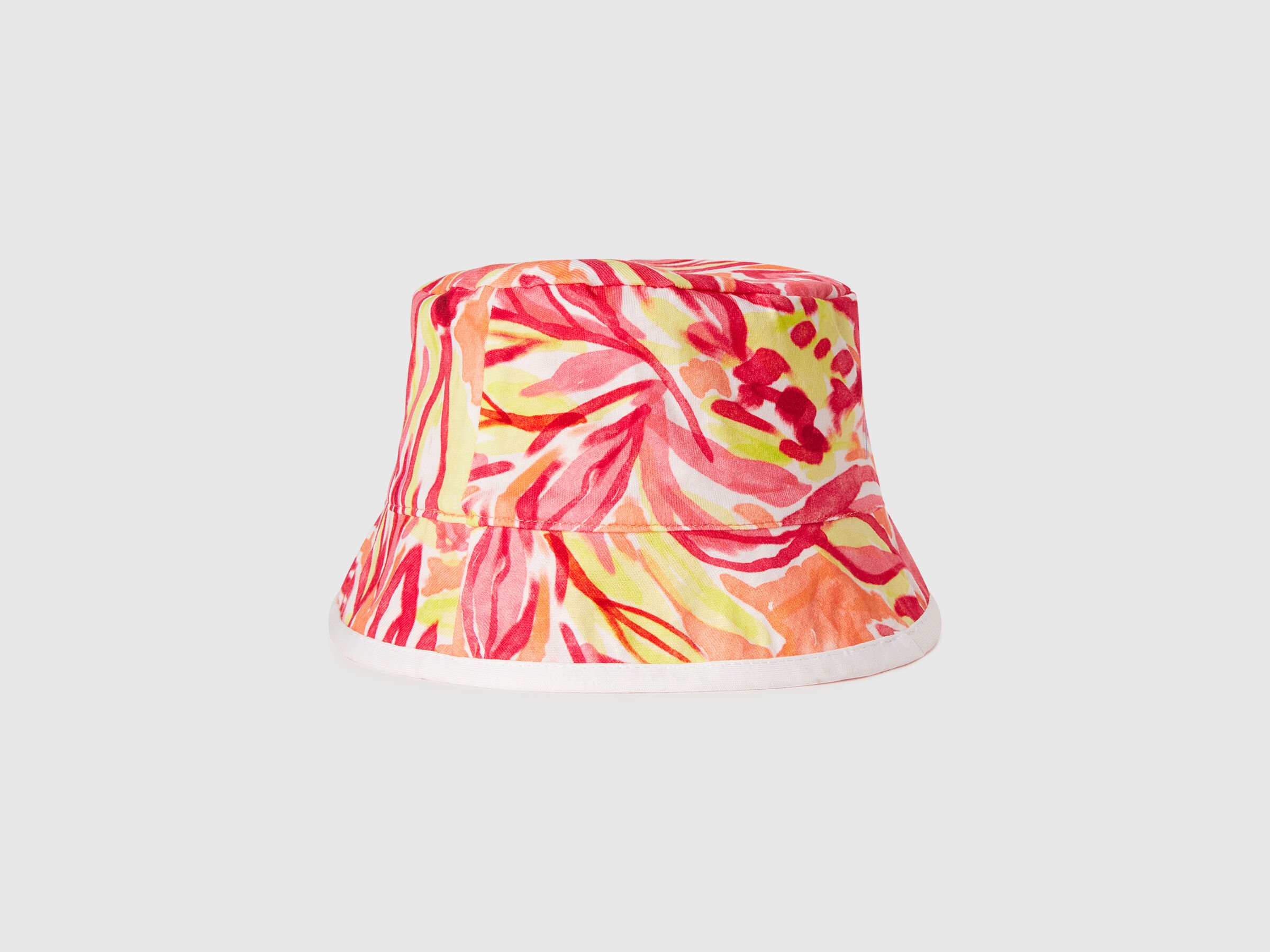 Chapeau réversible à imprimé floral – Image 2