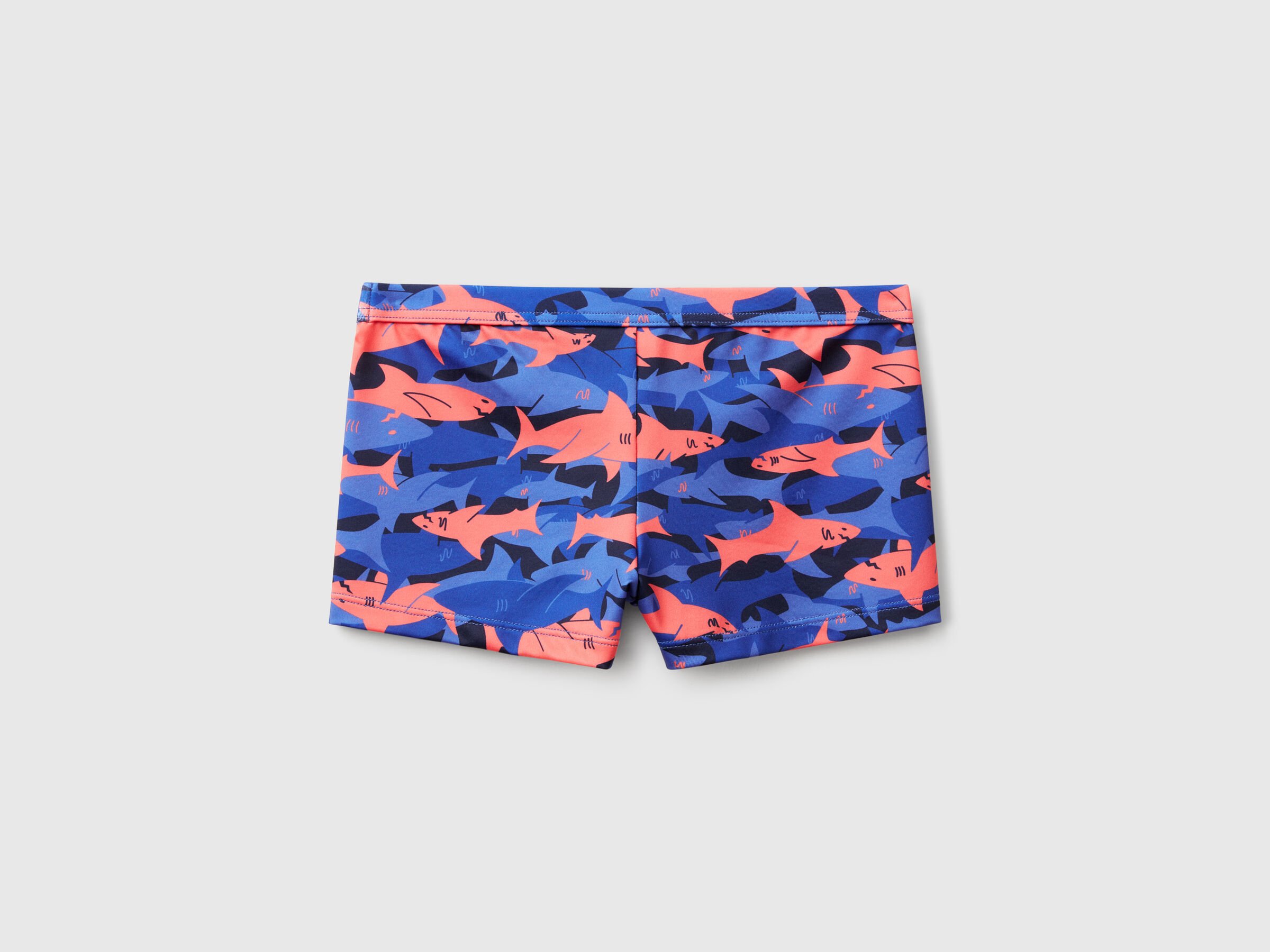 Maillot de bain boxer rayé avec crabes – Image 2