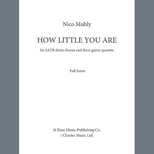 How Little You Are – Score