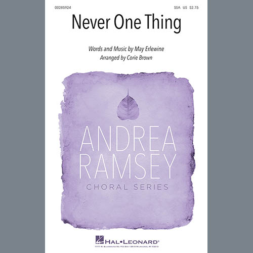 Never One Thing (arr. Corie Brown)