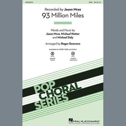 93 Million Miles (arr. Roger Emerson)
