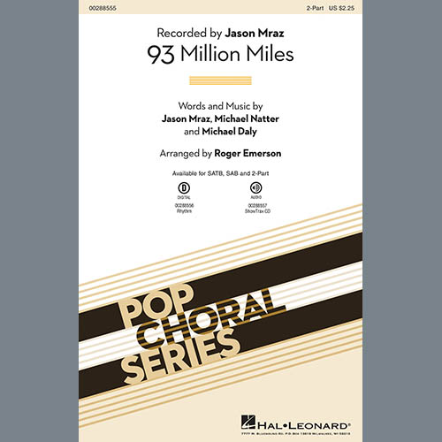93 Million Miles (arr. Roger Emerson)