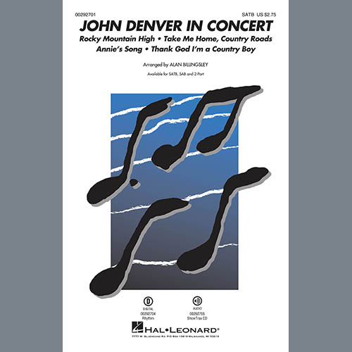 John Denver In Concert (arr. Alan Billingsley)