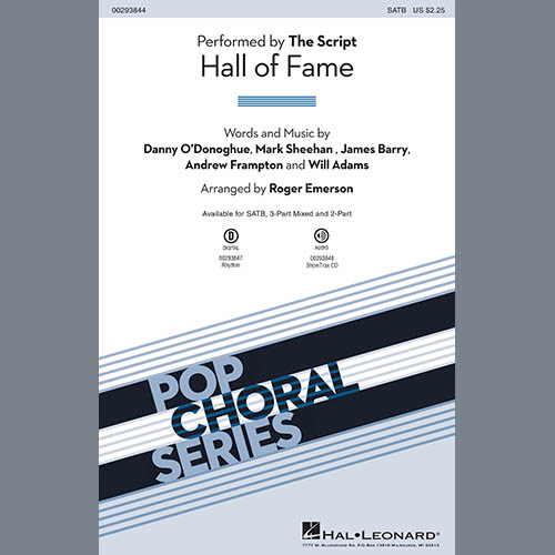 Hall Of Fame (feat. Will.I.Am) (arr. Roger Emerson)