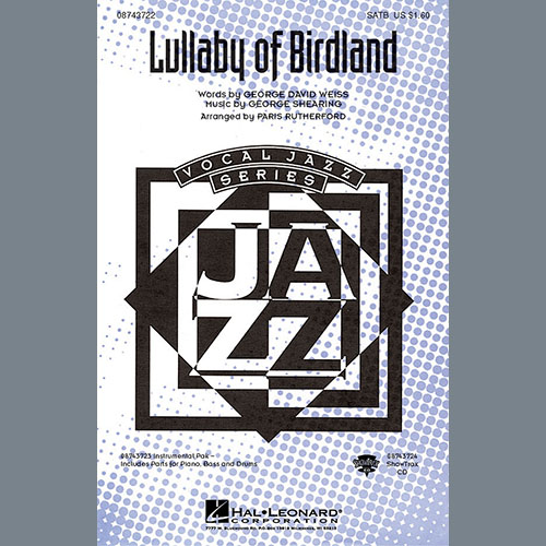Lullaby Of Birdland (arr. Paris Rutherford)