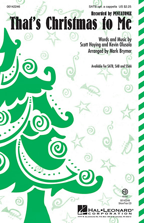 That’s Christmas To Me (arr. Mark Brymer) That’s Christmas To Me (arr. Mark Brymer)