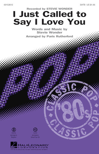 I Just Called to Say I Love You – Bass I Just Called to Say I Love You – Bass