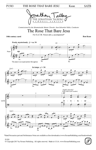The Rose that Bare Jesu – Harp The Rose that Bare Jesu – Harp