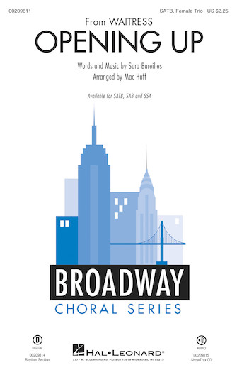 Opening Up (from Waitress The Musical) (arr. Mac Huff) – Synthesizer Opening Up (from Waitress The Musical) (arr. Mac Huff) – Synthesizer