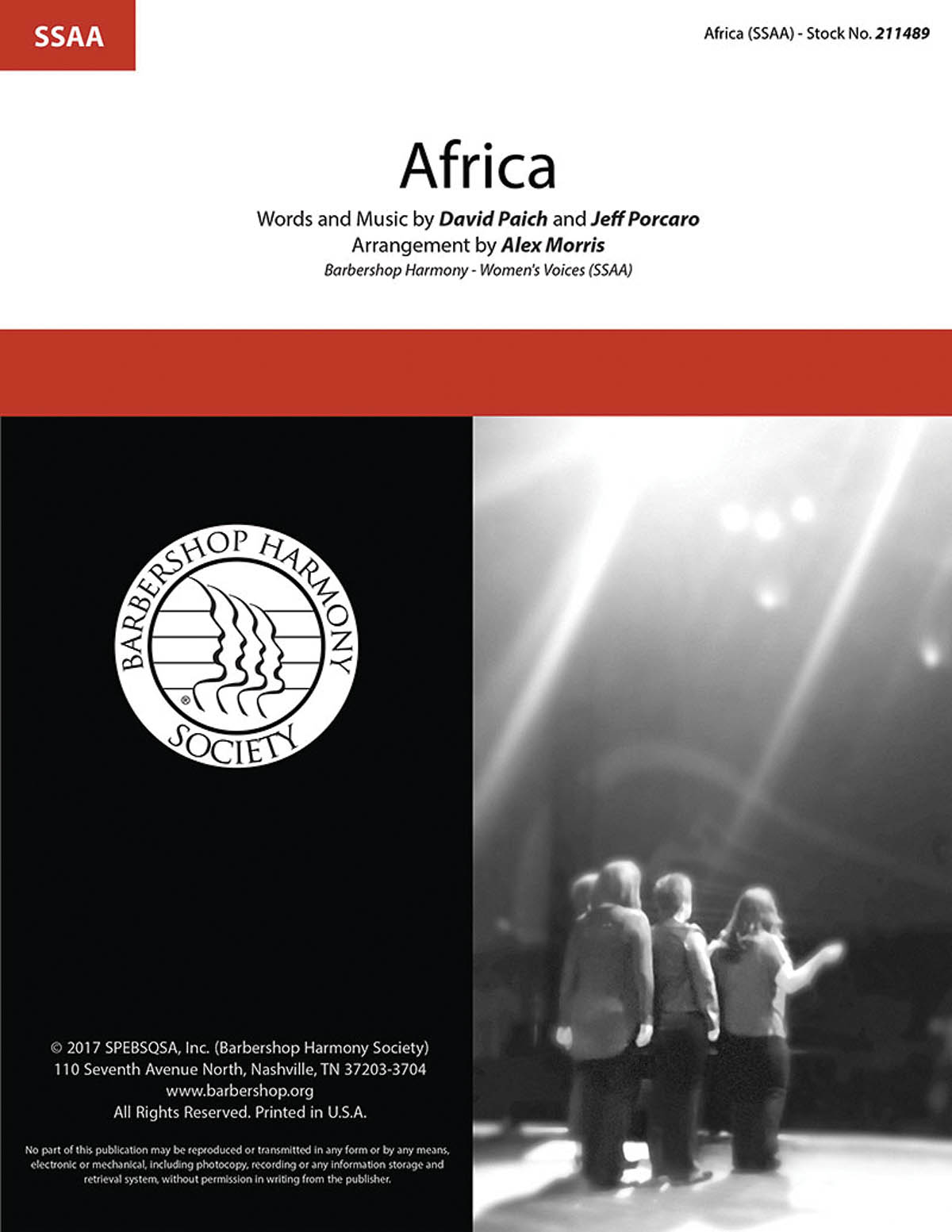 Africa (arr. Alex Morris) Africa (arr. Alex Morris)