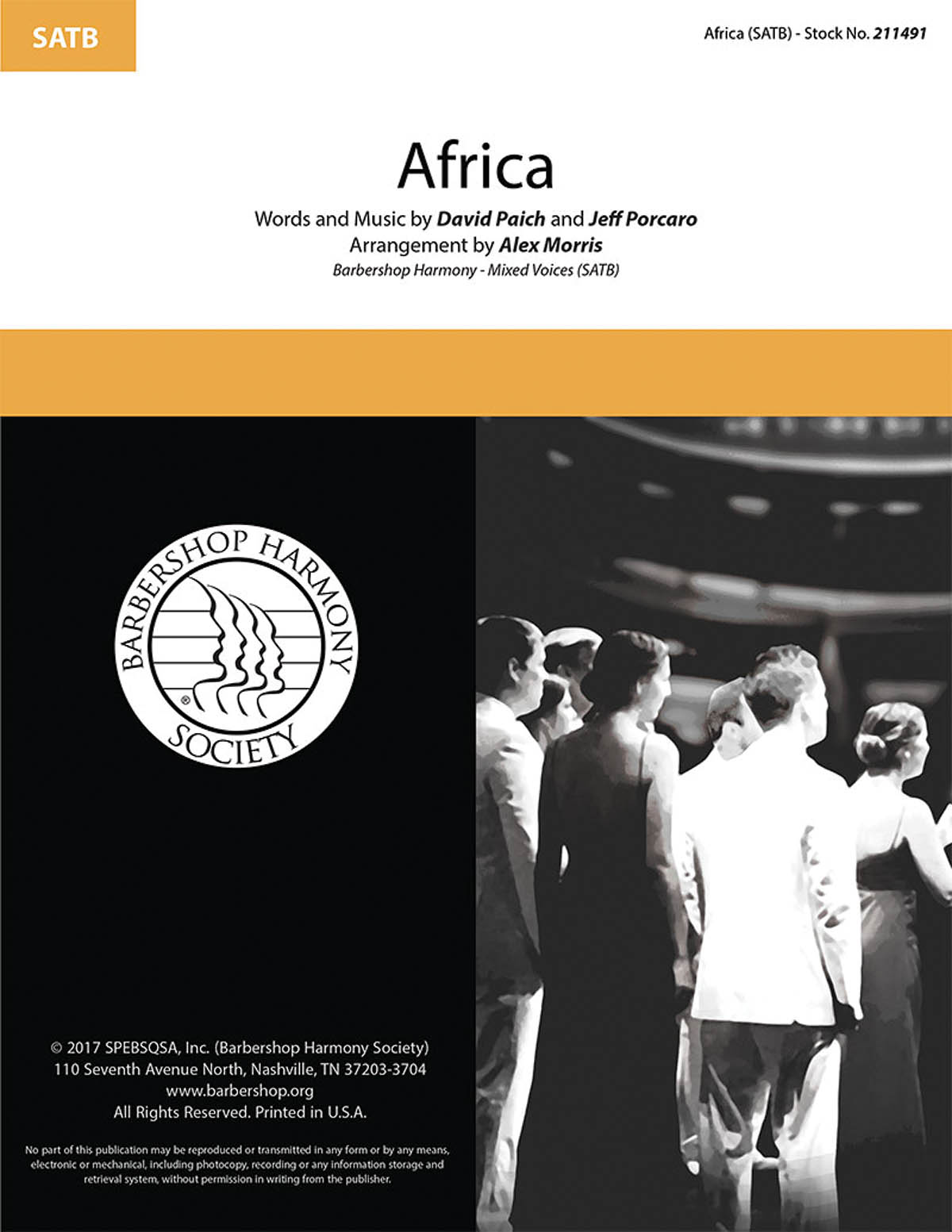 Africa (arr. Alex Morris) Africa (arr. Alex Morris)