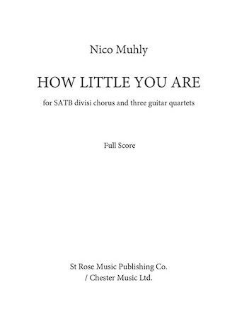 How Little You Are – Score How Little You Are – Score