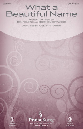 What a Beautiful Name (arr. Joseph M. Martin) – Keyboard String Reduction What a Beautiful Name (arr. Joseph M. Martin) – Keyboard String Reduction