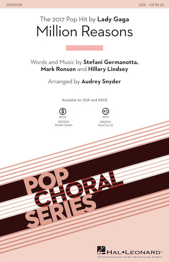 Million Reasons (arr. Audrey Snyder) – Bass Million Reasons (arr. Audrey Snyder) – Bass