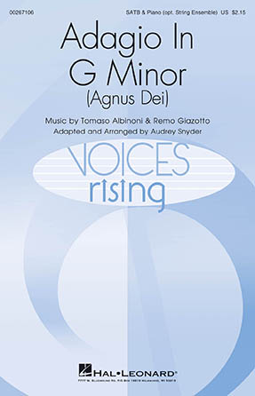 Adagio In Sol Minore (Adagio In G Minor) (arr. Audrey Snyder) Adagio In Sol Minore (Adagio In G Minor) (arr. Audrey Snyder)