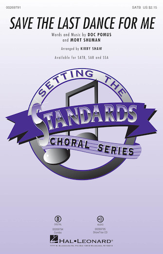 Save the Last Dance for Me (arr. Kirby Shaw) – Bb Trumpet 2 Save the Last Dance for Me (arr. Kirby Shaw) – Bb Trumpet 2