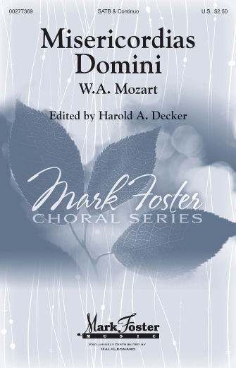Misericordias Domini (arr. Harold Decker) – Score Misericordias Domini (arr. Harold Decker) – Score