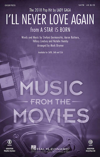 I’ll Never Love Again (from A Star Is Born) (arr. Mark Brymer) – Drums I’ll Never Love Again (from A Star Is Born) (arr. Mark Brymer) – Drums