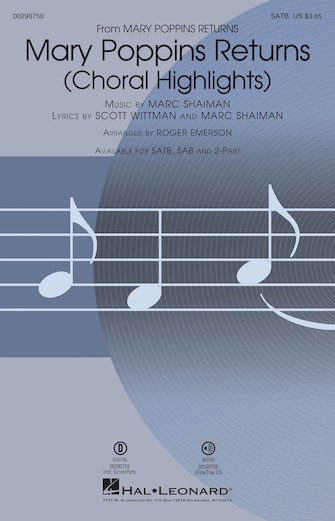 Mary Poppins Returns (Choral Highlights) (arr. Roger Emerson) – Drums Mary Poppins Returns (Choral Highlights) (arr. Roger Emerson) – Drums