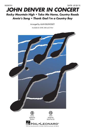 John Denver in Concert (arr. Alan Billingsley) – Bass John Denver in Concert (arr. Alan Billingsley) – Bass