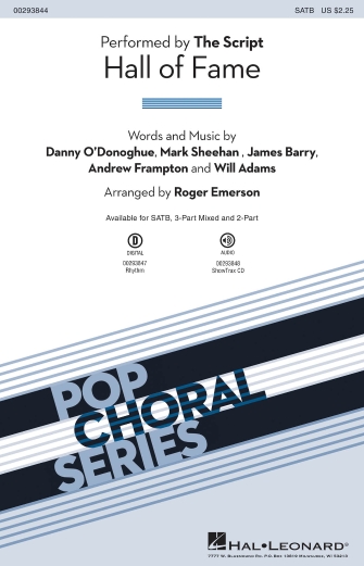 Hall Of Fame (feat. Will.I.Am) (arr. Roger Emerson)