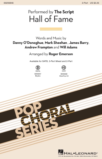 Hall Of Fame (feat. Will.I.Am) (arr. Roger Emerson)