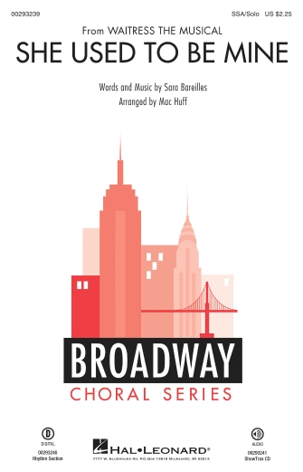 She Used To Be Mine (from Waitress the Musical) (arr. Mac Huff) – Drums She Used To Be Mine (from Waitress the Musical) (arr. Mac Huff) – Drums